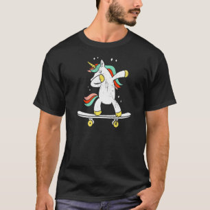 Skateboard Unicorn Skate Fan Skateboarding Skater T-Shirt