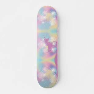 Skateboard Unicorne Purple Sparkle Princess Purple Pink Paste