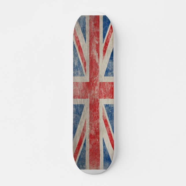Skateboard Union Jack vintage (Devant)