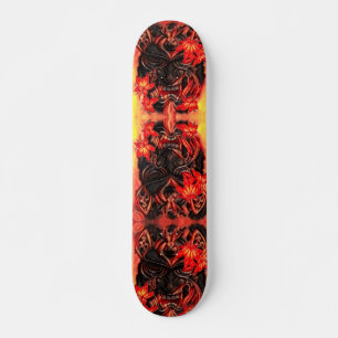 Skateboard Urbain Dark Samurai flamme Élément Personnalisé Pr