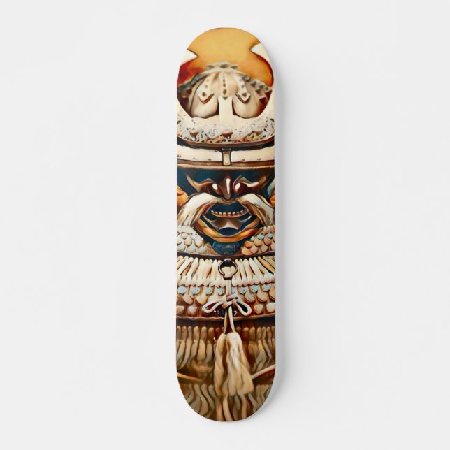 Skateboard Urban Samurai Airbrush Custom Pro Park Board (Devant)