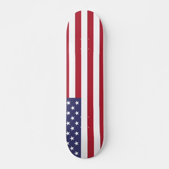 Skateboard USA flag, flag of USA, American flag (Devant)