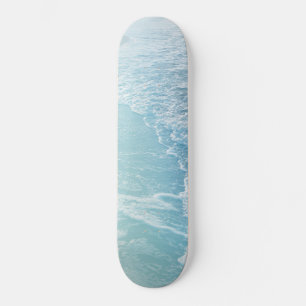 Skateboard Vagues de rêve bleu turquoise doux #2 #eau #déco
