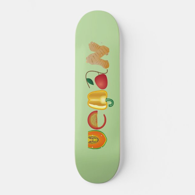Skateboard Végétalien (Recto)