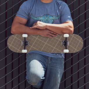 Skateboard Vérification de la fenêtre de ton de terre marron