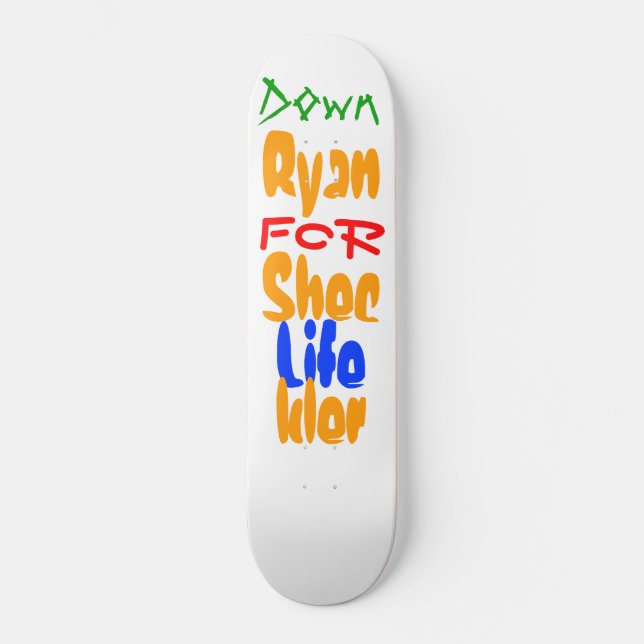 Skateboard Vers le bas pendant la vie Ryan Sheckler (Recto)