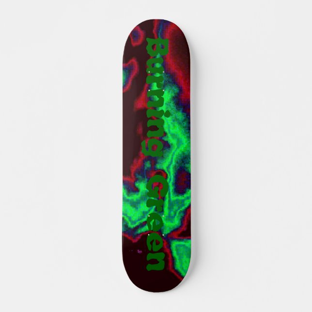 Skateboard Vert brûlant (Devant)