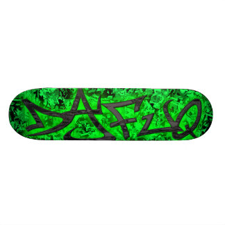 Skateboard Vert d'auteur de rue de Dafuq sur la planche à