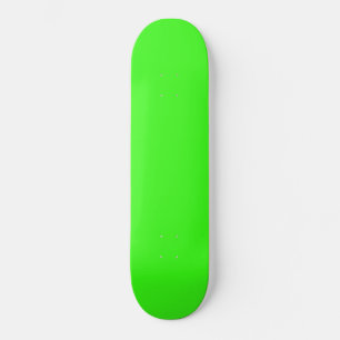 Skateboard vert néon couleur