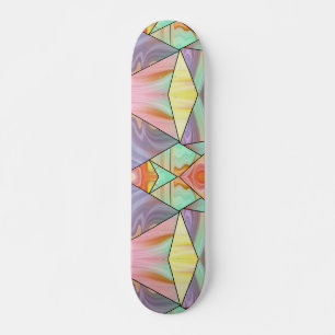 Skateboard Vibes en marbre Les années 70 Boho