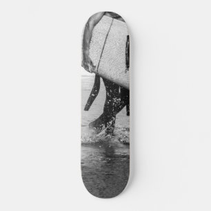 Skateboard Vibes Noir & Blanc Surfer #4 #wall #art