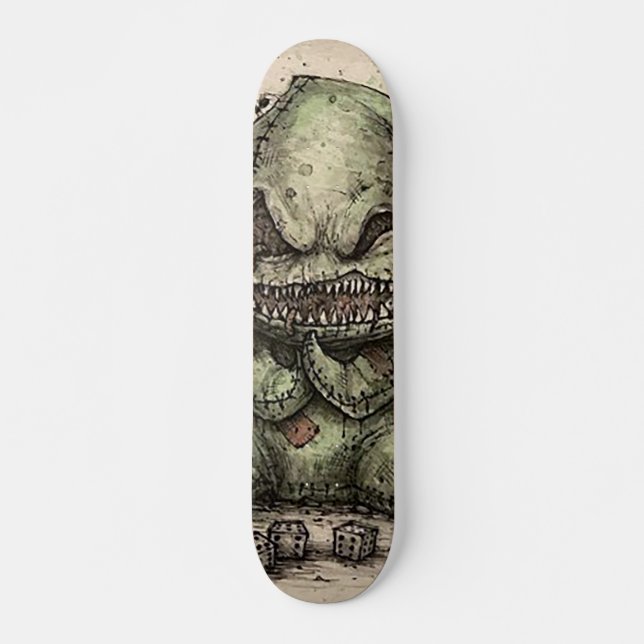 Skateboard "Viens jouer" Teddy (Devant)