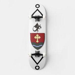 Skateboard Viking époque de style nordique Imaginaire Art Ska