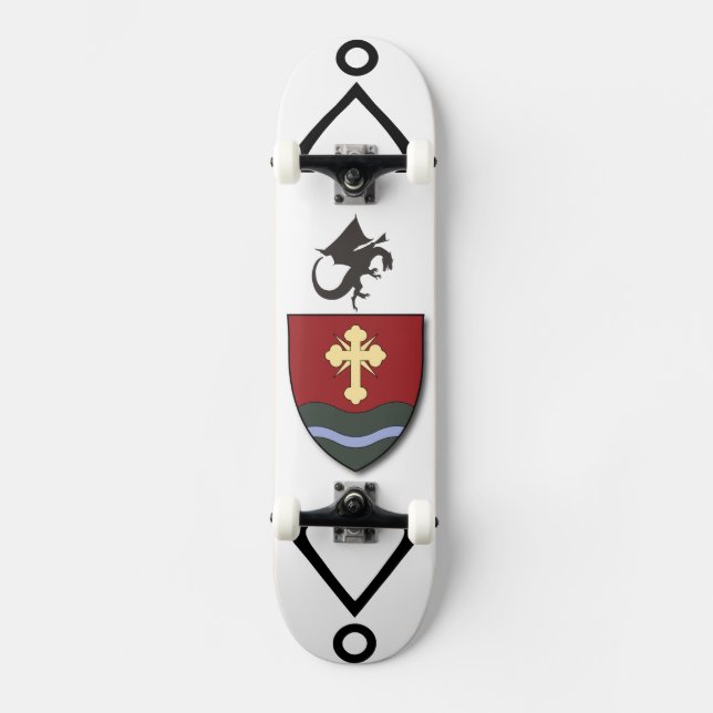 Skateboard Viking époque de style nordique Imaginaire Art Ska (Recto)