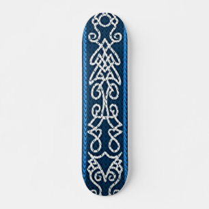 Skateboard Viking pattern
