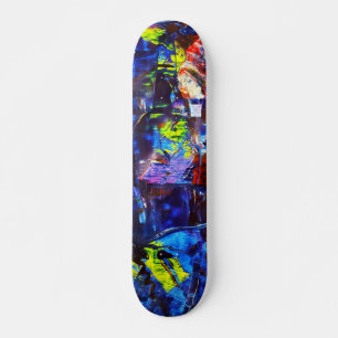 Skateboard Ville de nuit
