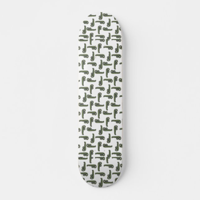 Skateboard Vin mignon motif dessiné motif (Devant)