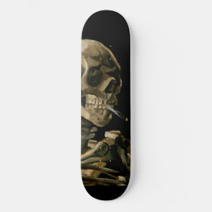 Skateboard Vincent van Gogh - Crâne avec cigarette brûlante