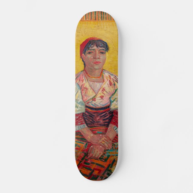 Skateboard Vincent Van Gogh - La femme italienne (Recto)