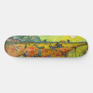 Skateboard Vincent van Gogh - Le vignoble rouge