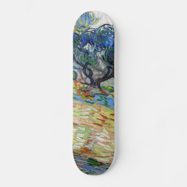 Skateboard Vincent van Gogh - Oliviers : Ciel bleu vif (Recto)