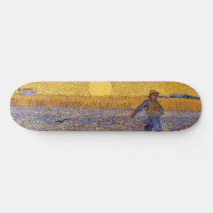 Skateboard Vincent van Gogh - Sower avec réglage Sun