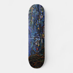 Skateboard Vincent Van Gogh Starry Night