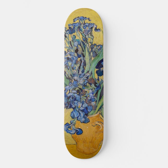 Skateboard Vincent van Gogh - Vase avec Irises (Recto)