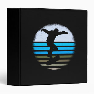 Skateboard Vintage Retro Binder
