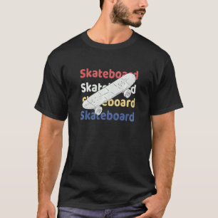 Skateboard Vintage Retro Graphic T-Shirt