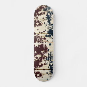 Skateboard Vintage Stars Wood