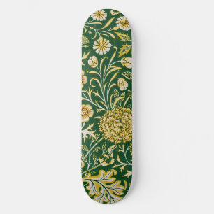 Skateboard Vintage William Morris Cherwell Vert Floral Art