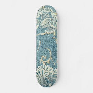 Skateboard Vintage William Morris Tulip Design floral