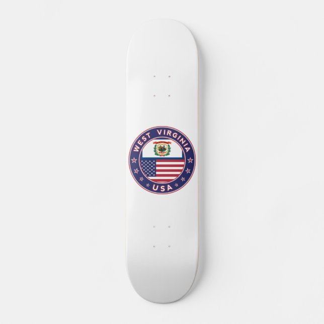 Skateboard Virginie-Occidentale (Recto)