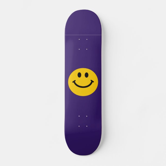 Skateboard Visage jaune (Recto)