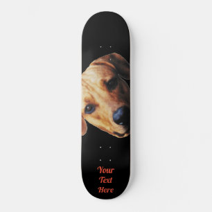 Skateboard Visage Personnalisée De Chien Sur Patinage