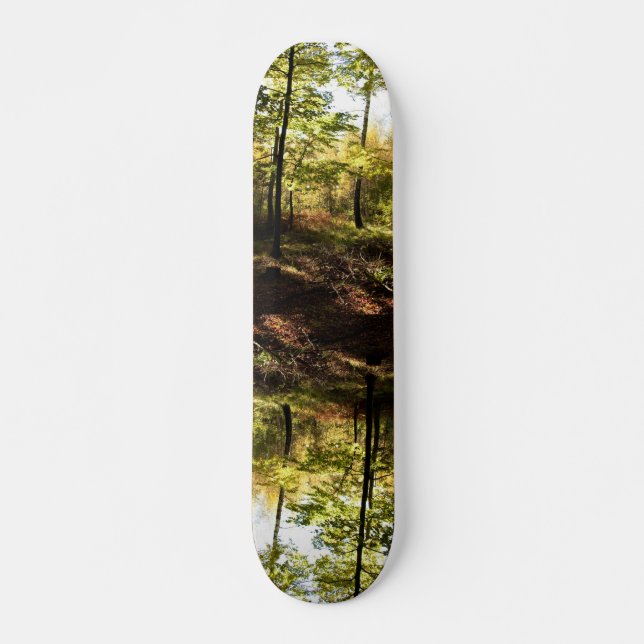 Skateboard Vitrage de forêt (Devant)