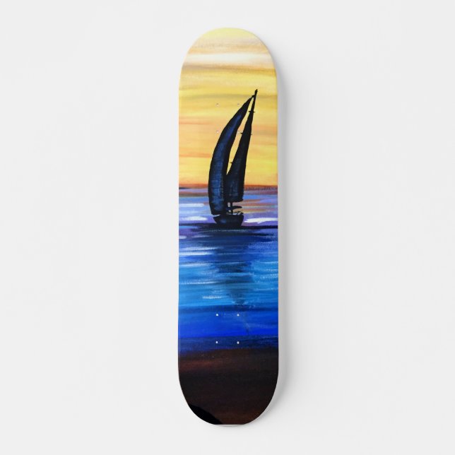Skateboard Voile (Devant)