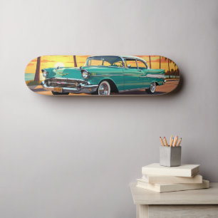 Skateboard Voiture Vintage Classique 1957