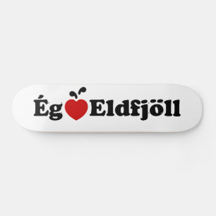 Skateboard Volcans I Heart (Love) [Ég Elska Eldfjöll]