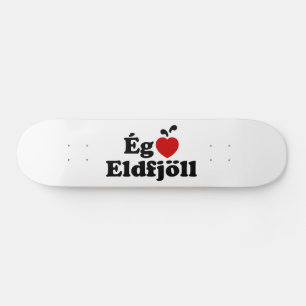 Skateboard Volcans I Heart (Love) [Ég Elska Eldfjöll]