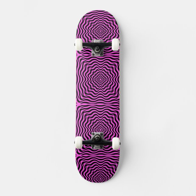 Skateboard Vortex rose (Recto)