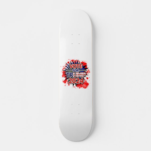 Skateboard Vote for Trump 2024 Blast (Devant)