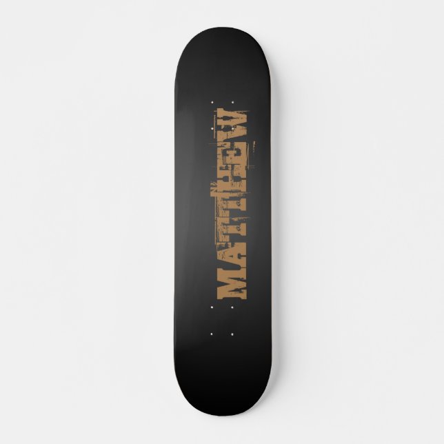 Skateboard Votre nom (Devant)