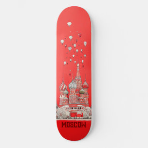 Skateboard Voyage à Moscou Russie