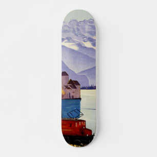 Skateboard Voyage au lac Léman