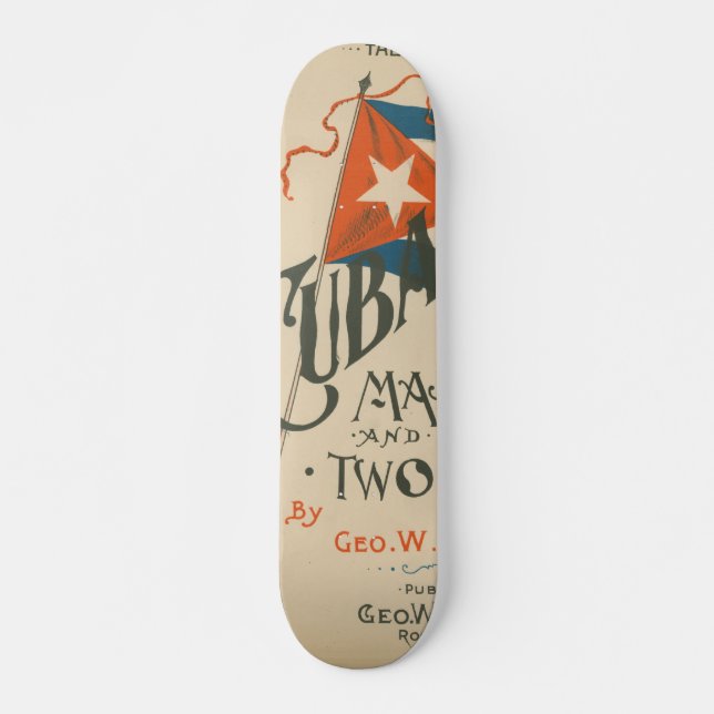 Skateboard Voyage vintage du Cuba Libre (Devant)