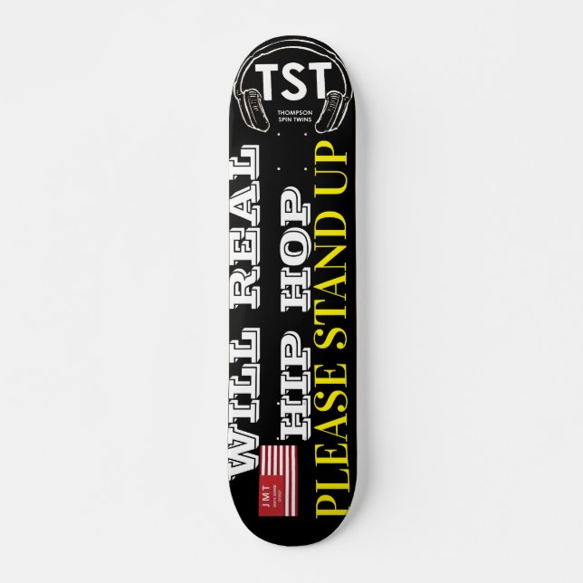 Skateboard VRAIMENT HIP HOP ? Pont de 7¾ po (Devant)