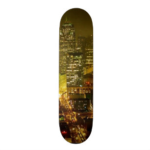 Skateboard Vue de ville de Seattle