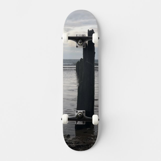 Skateboard Vue mer (Recto)